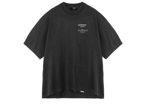 Represent Revere Manor T-shirt Stained Black