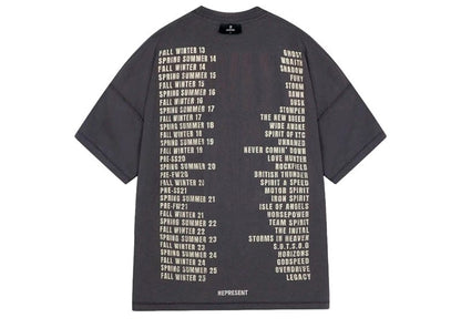 Represent Reversible Living Legacy Tour T‑Shirt Fade Grey