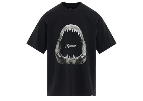 Represent Shark Jaws T-shirt Off Black