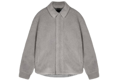 Represent Sherling Scoop Hem Shirt Ice Grey