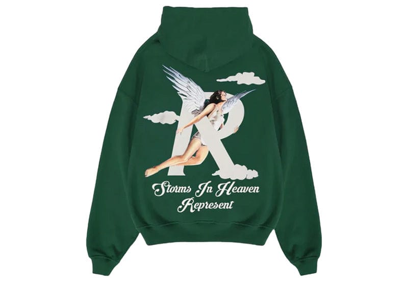 Represent Storms In Heaven Hoodie Racing Green