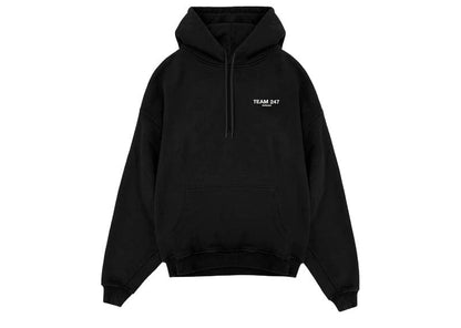 Represent Team 247 Oversized Hoodie - Black