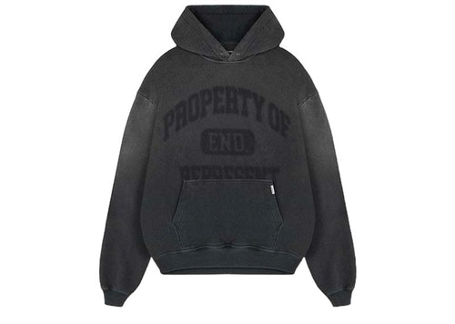 Represent x END Property Of Hoodie Stained Black