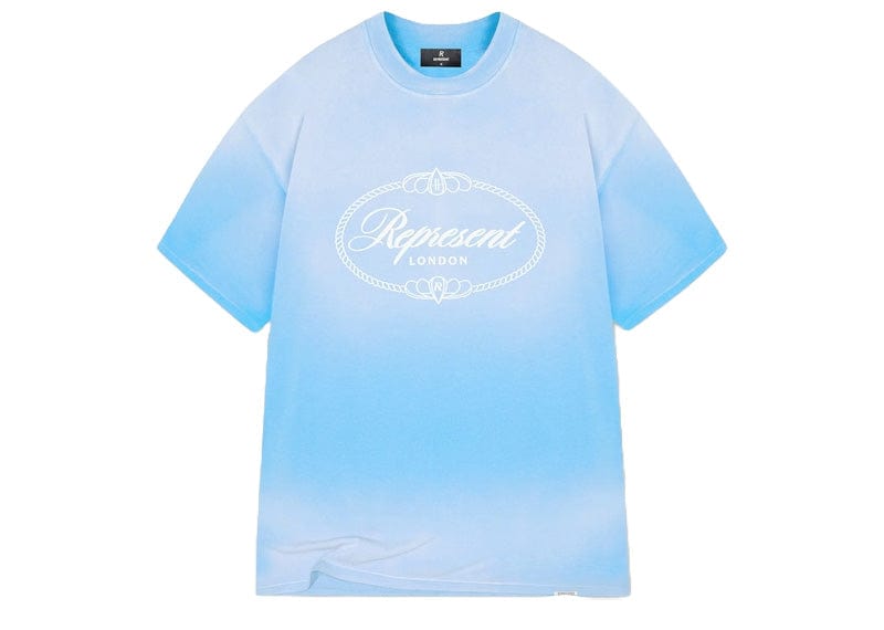 Represent x Harrods Crest Tee Cloud Blue