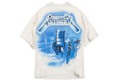 Represent x Metallica Ride The Lightning Tee Flat White