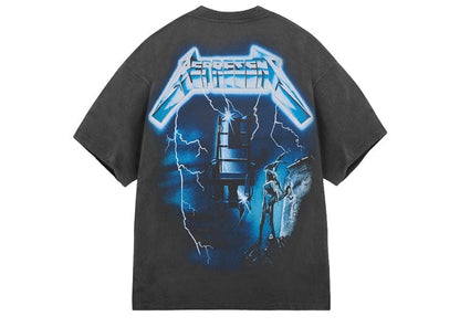 Represent X Metallica Ride The Lightning Tee Vintage Grey