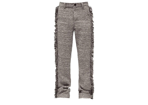 Reputation Studios Flare Tapestry Pants Brown Knit