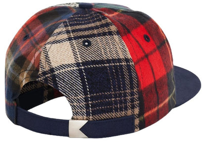 Rhude Multi-Flannel Scramble Logo Hat Multicolor