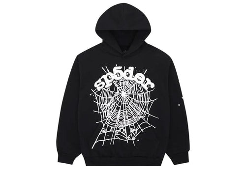 Sp5der OG Web Hoodie Black