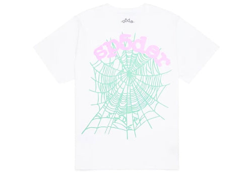 Sp5der OG Web Tee White