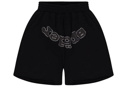 Sp5der OG Web V2 Rhinestone Short Black