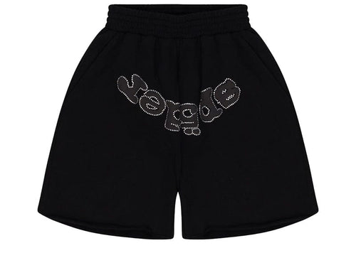 Sp5der OG Web V2 Rhinestone Short Black