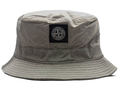 Stone Island Compass Patch Bucket Hat Beige