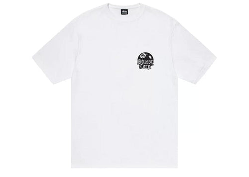 Stussy 8 Ball Corp. Tee White