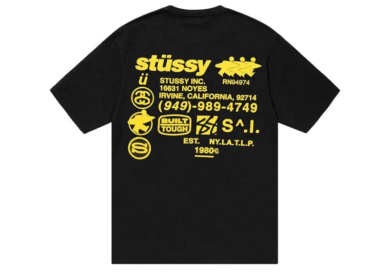Stussy DNA Pigment Dyed Tee Black