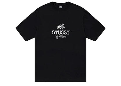 Stussy Lion Logo Tee Black