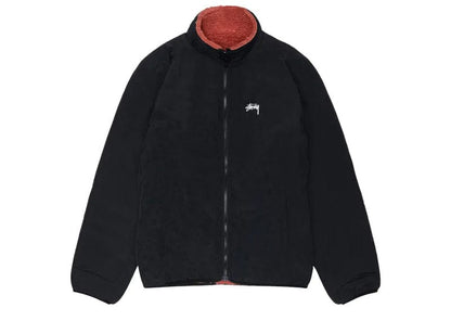 Stussy Sherpa Reversible Jacket Terra Cotta