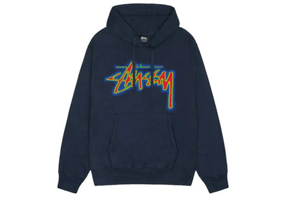 Stussy Thermal Stock Hoodie Navy