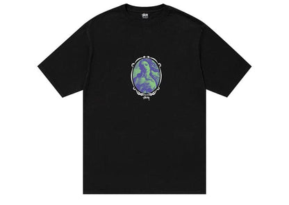 Stussy Venus Oval Pigment Dyed Tee Black