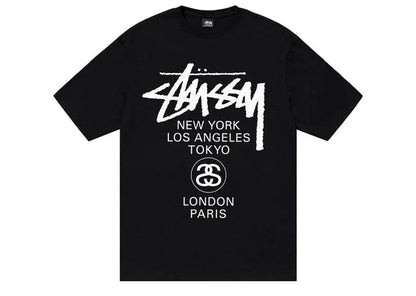 Stussy World Tour T-shirt Black (Asia Sizing)