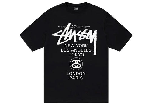 Stussy World Tour T-shirt Black (Asia Sizing)