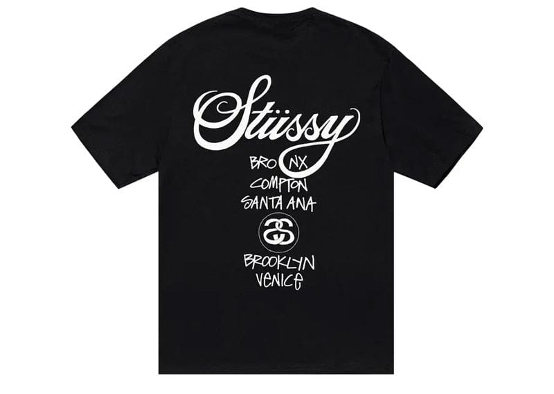 Stussy World Tour T-shirt Black (Asia Sizing)