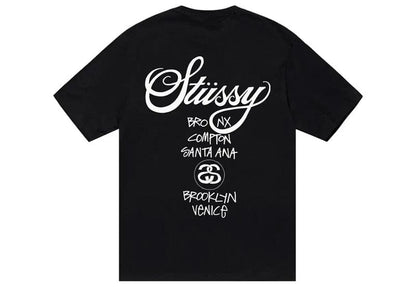 Stussy World Tour T-shirt Black (Asia Sizing)