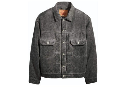Levi's x Stussy Dyed Jacquard Trucker Jacket Black
