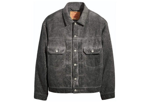 Levi's x Stussy Dyed Jacquard Trucker Jacket Black