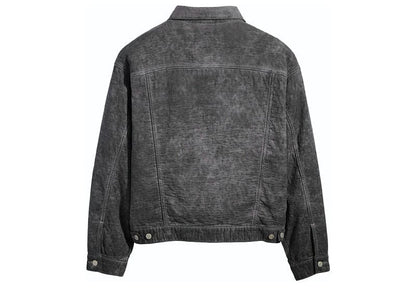 Levi's x Stussy Dyed Jacquard Trucker Jacket Black