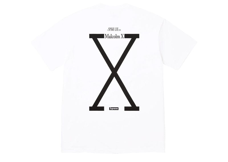 Supreme 40 Acres Malcolm X Tee White