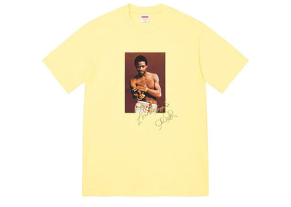 Supreme Al Green Tee Pale Yellow