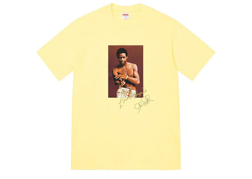 Supreme Al Green Tee Pale Yellow