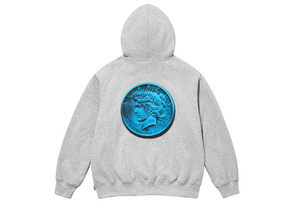 Supreme Anarchy Hooded Sweatshirt Heather Grey
