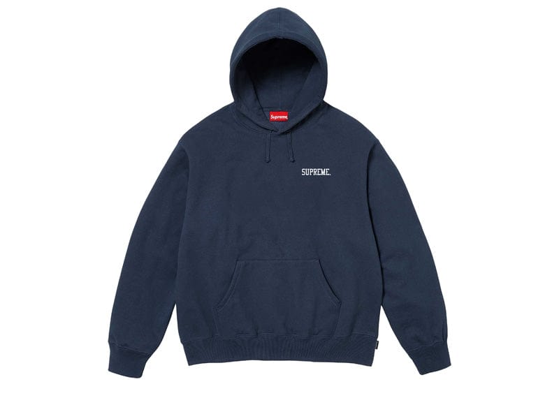 Supreme Anarchy Hooded Sweatshirt Navy