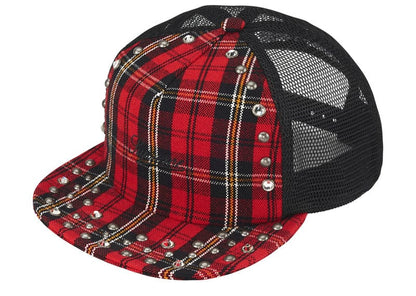 Supreme b.b. Simon Studded Mesh Back 5-Panel Plaid