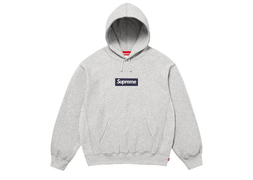 Supreme Box Logo Hooded Sweatshirt (FW25) Heather Grey