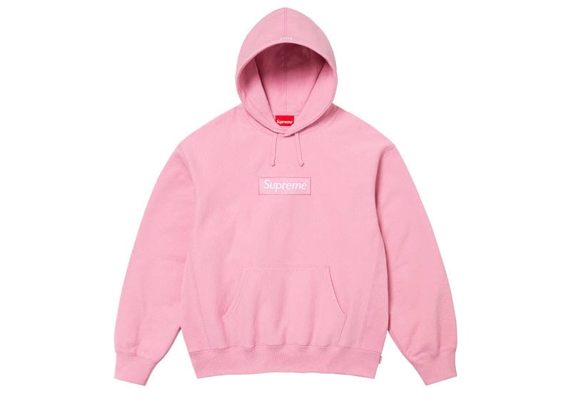 Supreme Box Logo Hooded Sweatshirt Sweatshirt (FW24) Pink