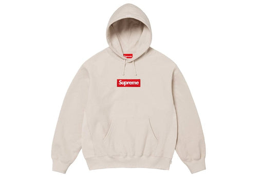 Supreme Box Logo Hooded Sweatshirt Sweatshirt (FW24) Stone