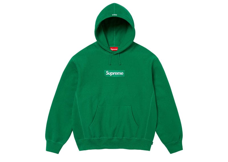 Supreme Box Logo Hoodie Green