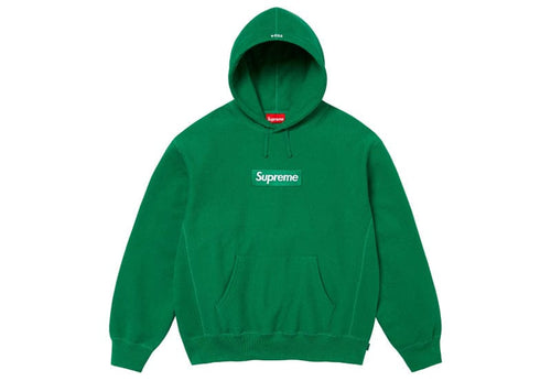 Supreme Box Logo Hoodie Green