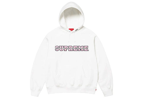 Supreme Collegiate Acronym Hooded Sweatshirt White