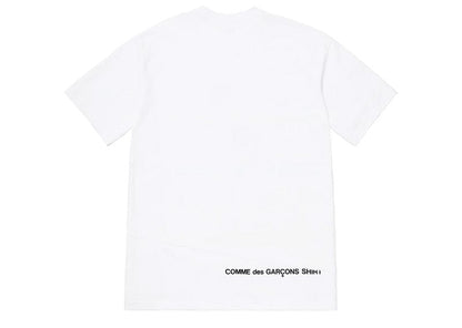 Supreme Comme des Garcons SHIRT Split Box Logo Tee White