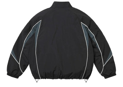Supreme Contrast Piping Track Jacket Black