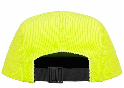 Supreme Corduroy Camp Cap (SS25) Neon Yellow