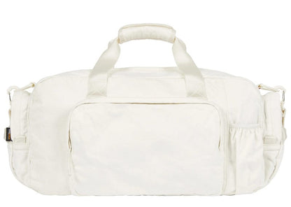 Supreme Denim Duffle Bag White