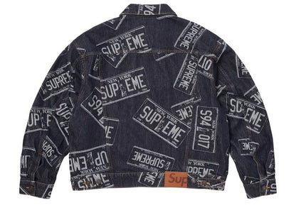 Supreme Denim Trucker Jacket (SS26) License Plate