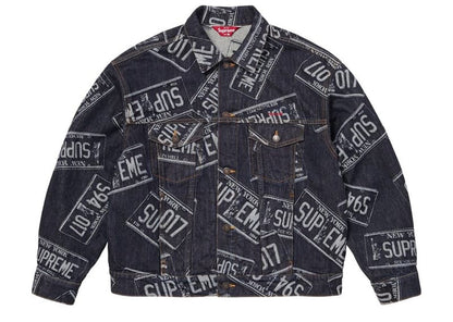 Supreme Denim Trucker Jacket (SS26) License Plate