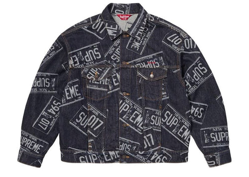 Supreme Denim Trucker Jacket (SS26) License Plate