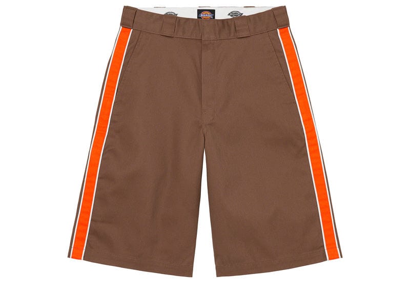 Supreme Dickies Stripe 13” Loose Fit Work Short Brown